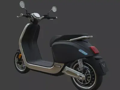 Stylized Electric Scooter 3D Model 3D model by im3dking