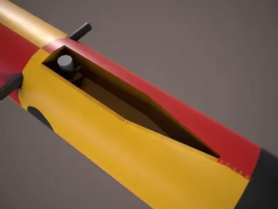 Magnetic Anomaly Detector MAD Low-poly 3D model