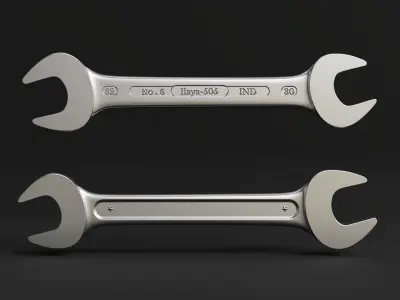 Spanner 3D model purchase
