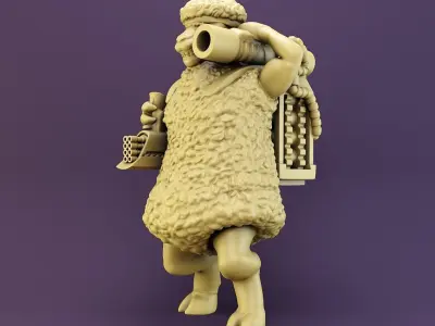 Sci fi sheep  3D print model