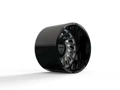 REAR SPECIALITY FORGED D021 WHEEL 3D MODEL 3D model