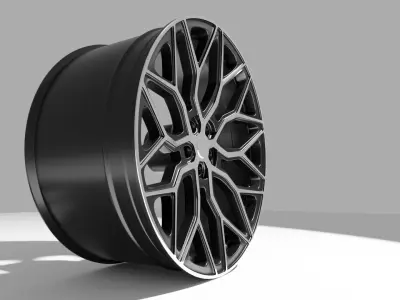Vossen HF-2 Hybrid Forged Wheels Free 3D model