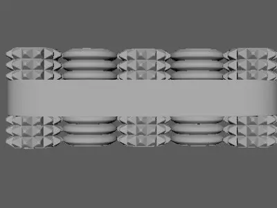 massager wheeled toy 3D model