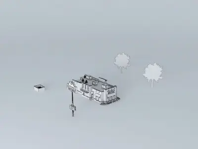 Restaurant train Free 3D model