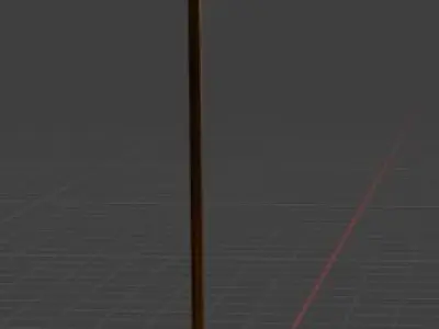 ANCIENT INDIAN ARROW 3D model