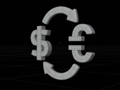 Trade 3D Illustration 3D model