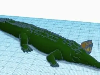 croconos crocodile 3D print model