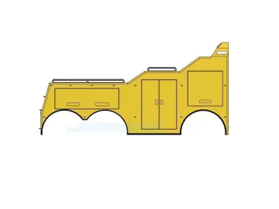 ABSCHLEPPER AUFBAU LKW TRUCK RC 3D print model