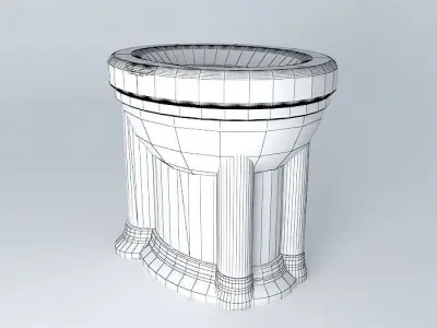 Victorian Toilet washdown crapper Style  Free 3D model