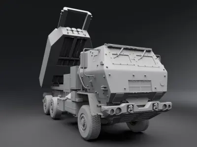 M142 HIMARS Scale model   3D print model