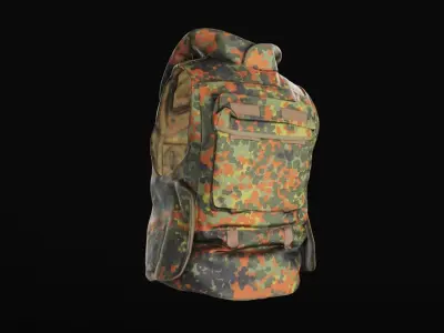 Military Body armor of Bundeswehr Uniform 24 Low-poly 3D model