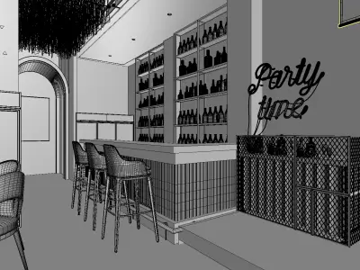 Industrial style 3D model