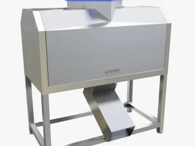 Olive Pitter Machine Low-poly 3D model