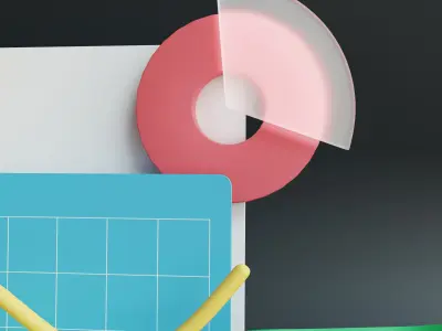 Infographic Icon Pack 3D model