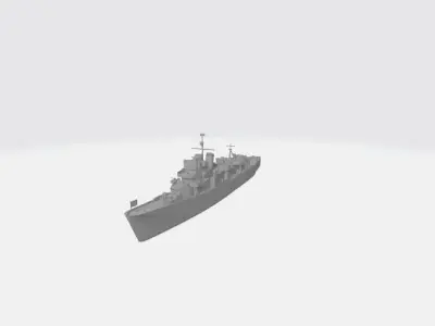 US Nave Ship Fetcher class tactical wargaming 3D print model