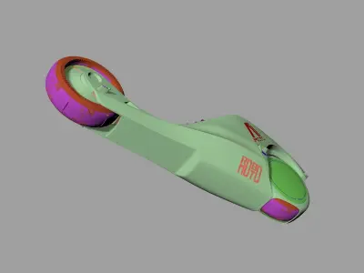 Concept motorcycle 3D model purchase