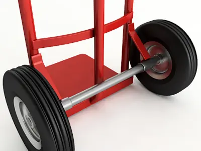 Hand Truck 3D model buy