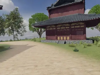Mountain Village 3D model get