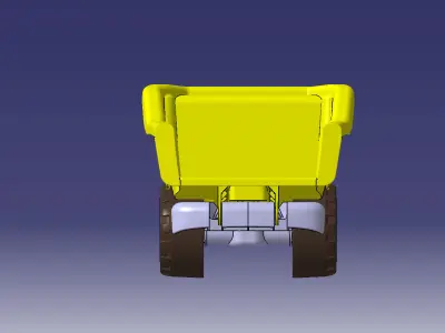 Truck toy 3D print model