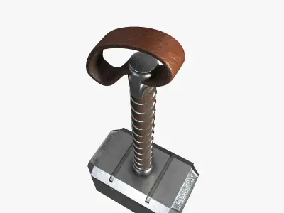 Hammer Mjolnir 3D model
