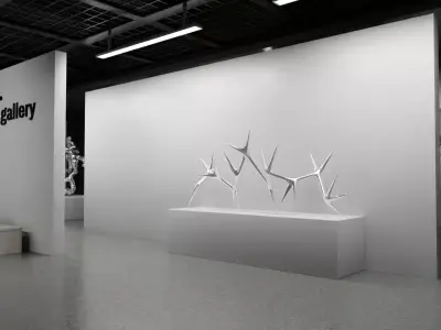 Art gallery Showroom 3D model