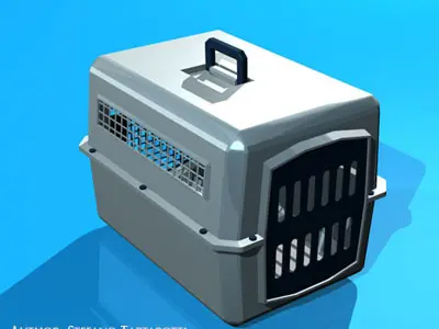 Pet cage 3D model