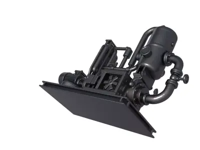 Industrial Sci Fi Engine - science fiction Engine - engine  3D print model purchase