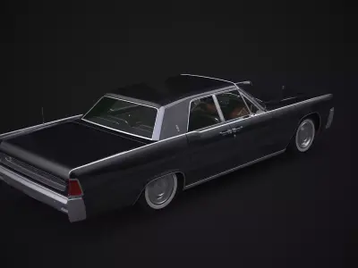 Lincoln Continental 1962 3D model