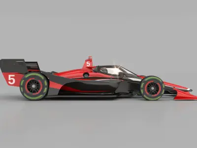 Racecar 3D model