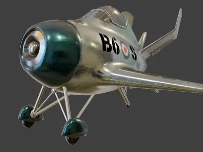 Stylized Airplane 3D Model 3D model