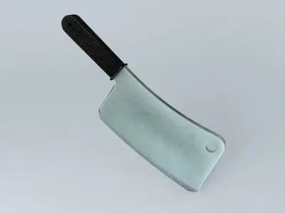 Butchers knife 3D model
