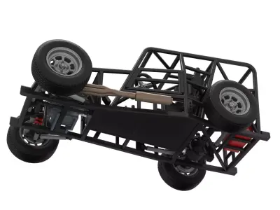 Dwarf car Base Scale 1 to 25 3D print model