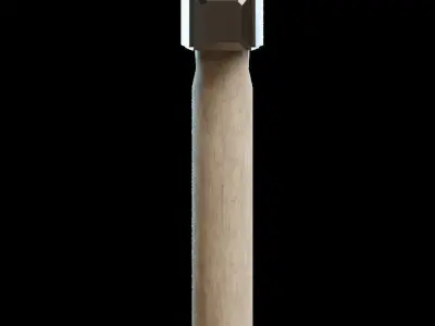 Lump Hammer Low-poly 3D model