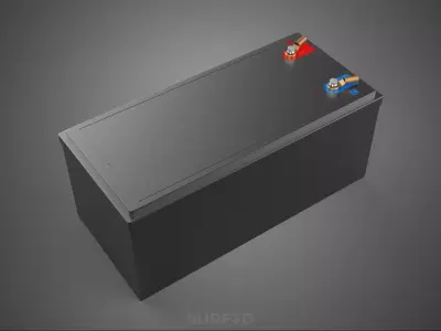 STANDARD INDUSTRIAL BATTERY DC VOLT POWER SUPPLY ENERGY STORAGE 3D model