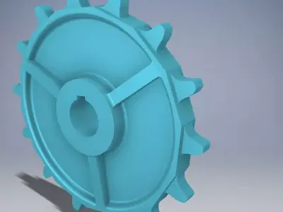 Sprocket gear 3D model