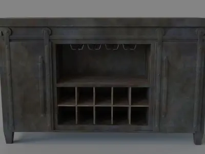 Bagley Sideboard 3D model