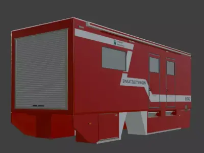 Einsatzleitwagen - Command Vehicle Low-poly 3D model