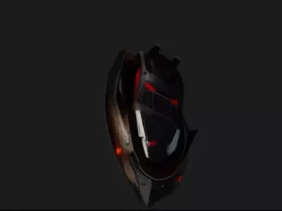 Superhero Themed Superyacht 3D Model 3D model