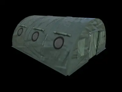 Military Outpost Pack  Low-poly 3D model