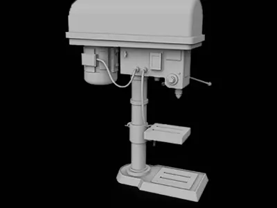 Drill Machine 3D model get