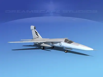 General Dynamics EF-111 Raven V05 RAAF 3D model