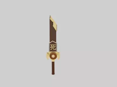 MINI KNIFE Low-poly 3D model