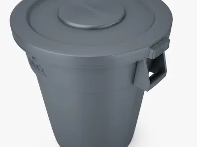 Lavex Janitorial Trash Can 3D Model 3D model