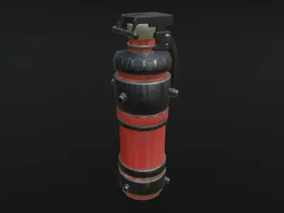  3D smoke grenade model 3D model