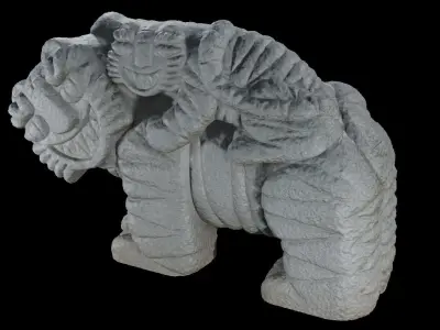 HaeTae Stone Statue 3D model