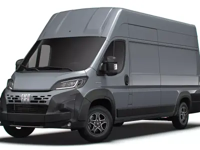 Fiat e Ducato Van L4H3 2024 3D model