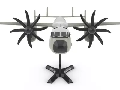 C-2 Greyhound  3D print model