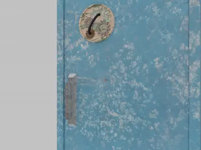Locker old 3D model
