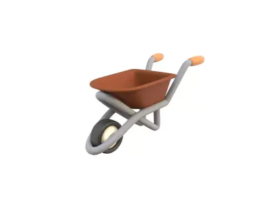 Farming Wheelbarrow 3D model