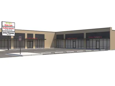 Retail-100 Retail Store 3D model